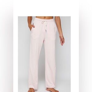 Four laps Pink Straight Joggers Casual Comfy Cozy Athleisure Sweat Pants S Small